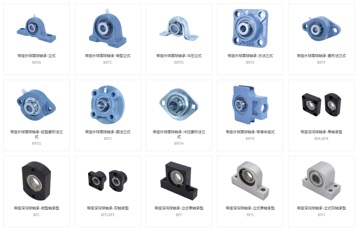 塑料軸承座，軸承高轉速